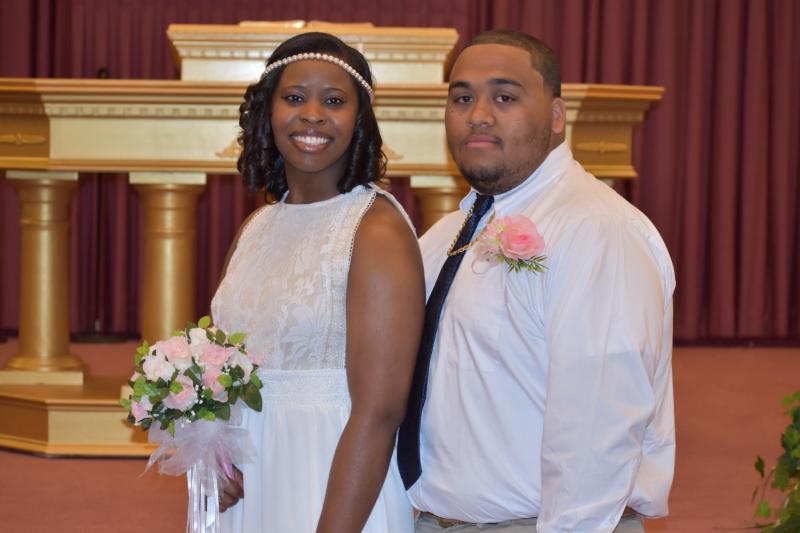 Kayla and Jevon Harmon say they made the best of getting married during a worldwide pandemic. SUBMITTED PHOTOS